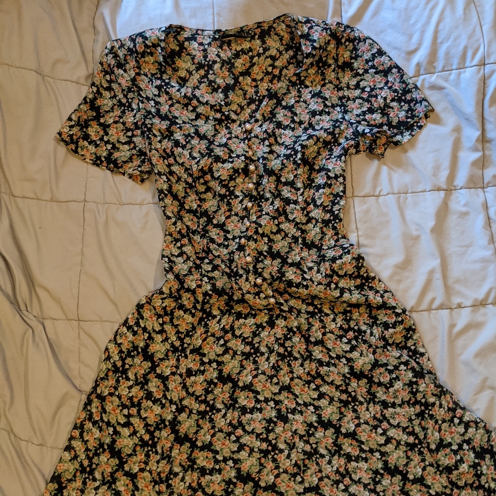 Vintage Floral Dress